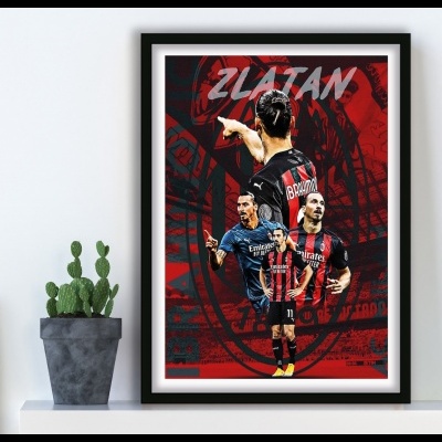 Πόστερ & Κάδρο Zlatan Ibrahimovic SC028